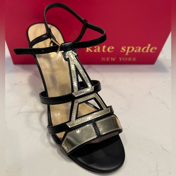 Kate Spade Eiffel Tower Wedges - Picture 2 of 4